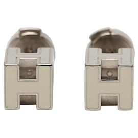Hermes Cage d'H H-Cube Logo Stud Earrings - Hermès