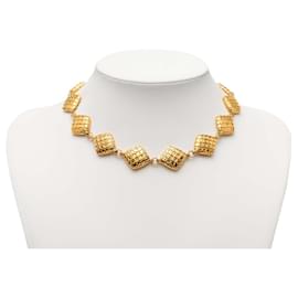 Collana Choker Chanel Diamond Motif Rhombus Bean