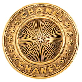 Spilla Chanel Vintage Round Logo