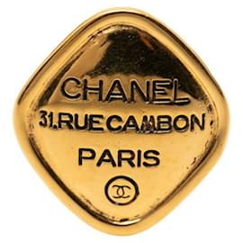 Chanel Coco Mark 31 RUE CAMBON Vergoldete Brosche