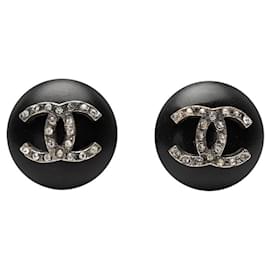 Orecchini a clip tondi Chanel Coco Mark