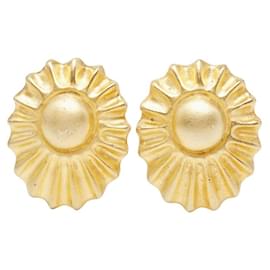 Hermes Gold Plated Clip Earrings - Hermès