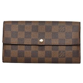 Louis Vuitton Damier Portefeuille Sarah Long Wallet