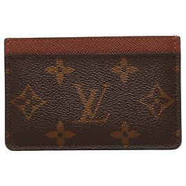 Louis Vuitton Monogram Porte Cartes Simple Tarjetero