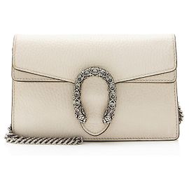 Mini borsa a tracolla Dionysus in pelle e cristalli Gucci
