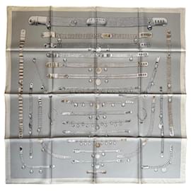 Hermès Le Trésor de Médor Seidentuch 90cm