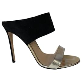 Gianvito Rossi Sandali con tacco alto oro e nero