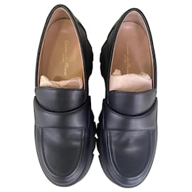 Mocassini platform Gianvito Rossi in pelle nera
