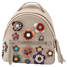 Fendi By The Way Floral Leder-Rucksack