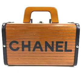 Beauty case Chanel Vintage CC Coco Mark Logo