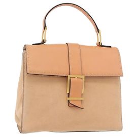 Céline Borsa CELINE in pelle beige oro Auth 179724A