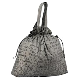Borsa Tote CHANEL Unlimited in tela rivestita Silver CC Auth bs35061
