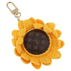LOUIS VUITTON Monogram Bag Charm Sun Flower Crochet Charm M02581 Auth 179044SM - Louis Vuitton