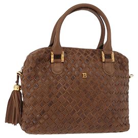 Borsa BALLY in pelle marrone e oro Auth BA12542