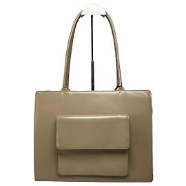 Vintage Issey Miyake Handbag leather beige