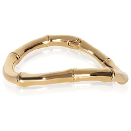 Collana choker Gucci Large Bamboo placcata in oro