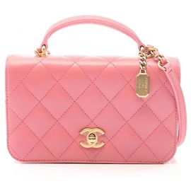 Bolso Chanel Matelassé Top Handle 2-Way Shoulder Bag