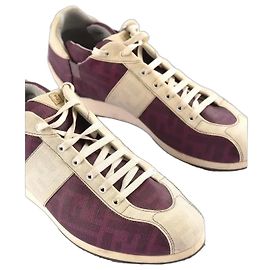 Sneakers Fendi in tela motivo FF