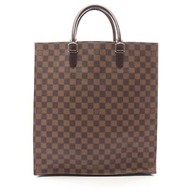 Louis Vuitton Sac Plat Damier Ebene Tote Bag