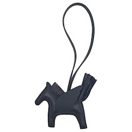 Hermès Rodeo Pegase PM Bag Charm Noir Milo Lambskin