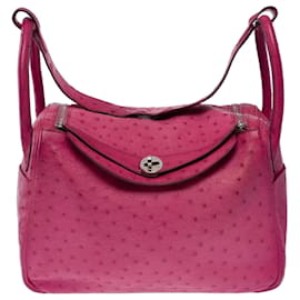 Borsa HERMES Lindy in Pelle Esotica Rosa - 103503 - Hermès