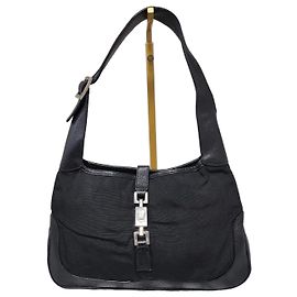 Gucci Borsa Jackie Denim GG Canvas Nero