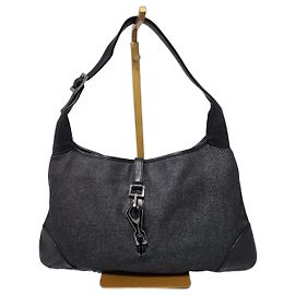 Gucci Jackie Borsa Hobo in Denim Nero