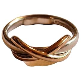 Tiffany & Co. Infinity Ring aus 925 Sterling Silber und 750/000 Gelbgold