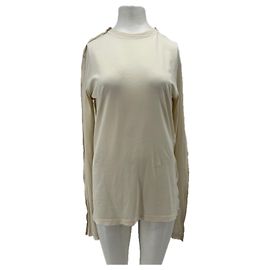 Autre Marque T-shirt de manga comprida creme