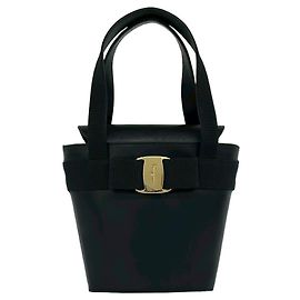 Mini bolso tote de cuero Vara Ribbon Salvatore Ferragamo