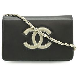 Borsa a tracolla con catena portafoglio Chanel Coco Mark