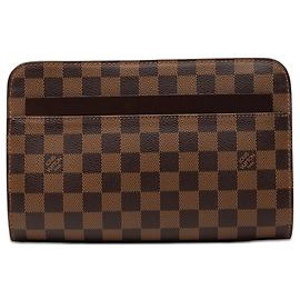 Louis Vuitton Pochette Saint Louis Damier Ebene marrone