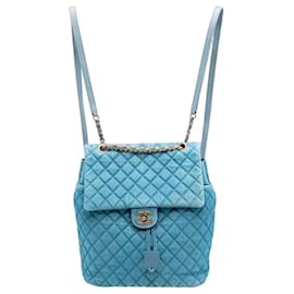 Chanel Blue Large Denim Urban Spirit Rucksack