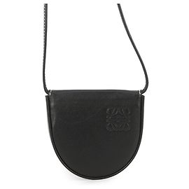 Monedero de piel de becerro Loewe negro