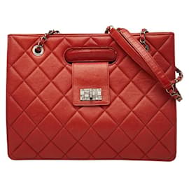 Borsa a tracolla Chanel 2.55 Coco Mark Matelassé Chain