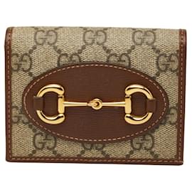 Gucci GG Supreme Horsebit 1955 Bifold-Geldbörse