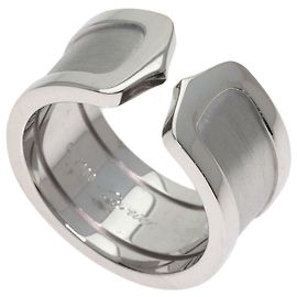 Cartier C2 Band Ring aus 18K Weißgold
