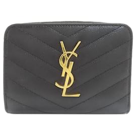 Portefeuille pliable Cassandra Stitch Yves Saint Laurent