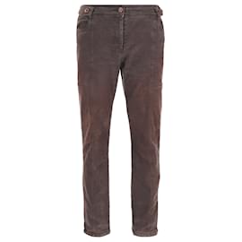  Max Mara Weekend Slim-Fit Jeans in Brown Cotton