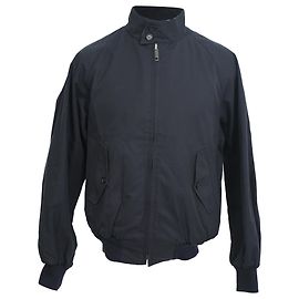 Giacca bomber Burberry con zip in cotone nero