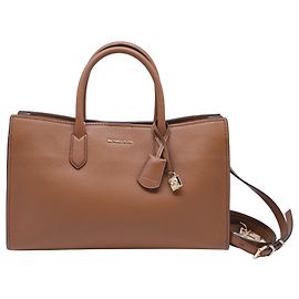 Michael Kors Scarlett Tote Bag aus braunem Kalbsleder