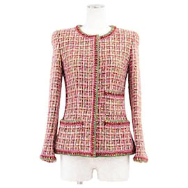 Chaqueta de mezcla de lana y tweed Chanel