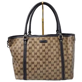 Gucci Bolso Tote GG Canvas Jolicoeur Marrón/Beige