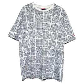 Camiseta de algodón con estampado floral y cuadros Kenzo