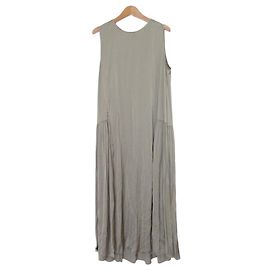 Autre Marque Ärmelloses langes Kleid mit seitlicher Raffung & DEAR