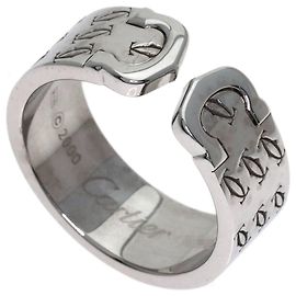 Anello Cartier 2C Band in oro bianco 18K