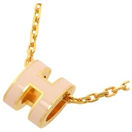Collier Hermes Mini Pop H Rose Dragee - Hermès