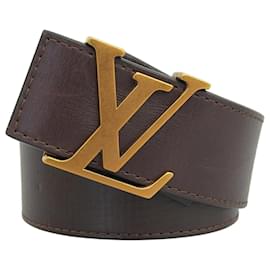 Cintura in pelle Louis Vuitton Utah Ceinture Initials M6902 da uomo