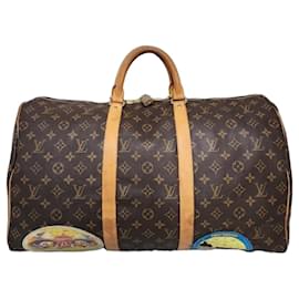 Louis Vuitton Keepall Bandoulière 50 Monogram Patches