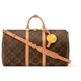 Louis Vuitton Keepall Bandouliere 50 Tela Monogram Perforata